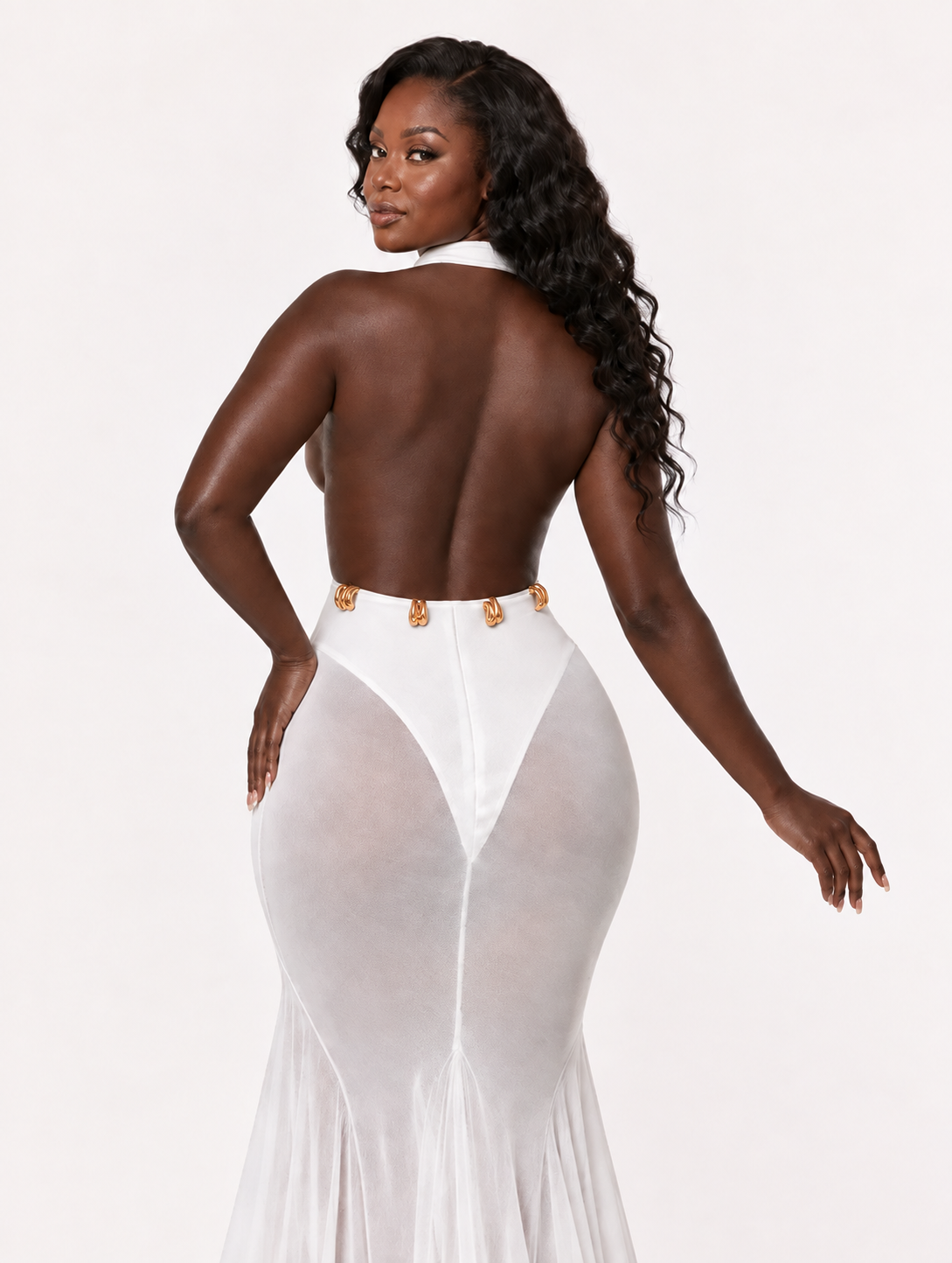 White Gold Fantasy Gown (Pre-Order)