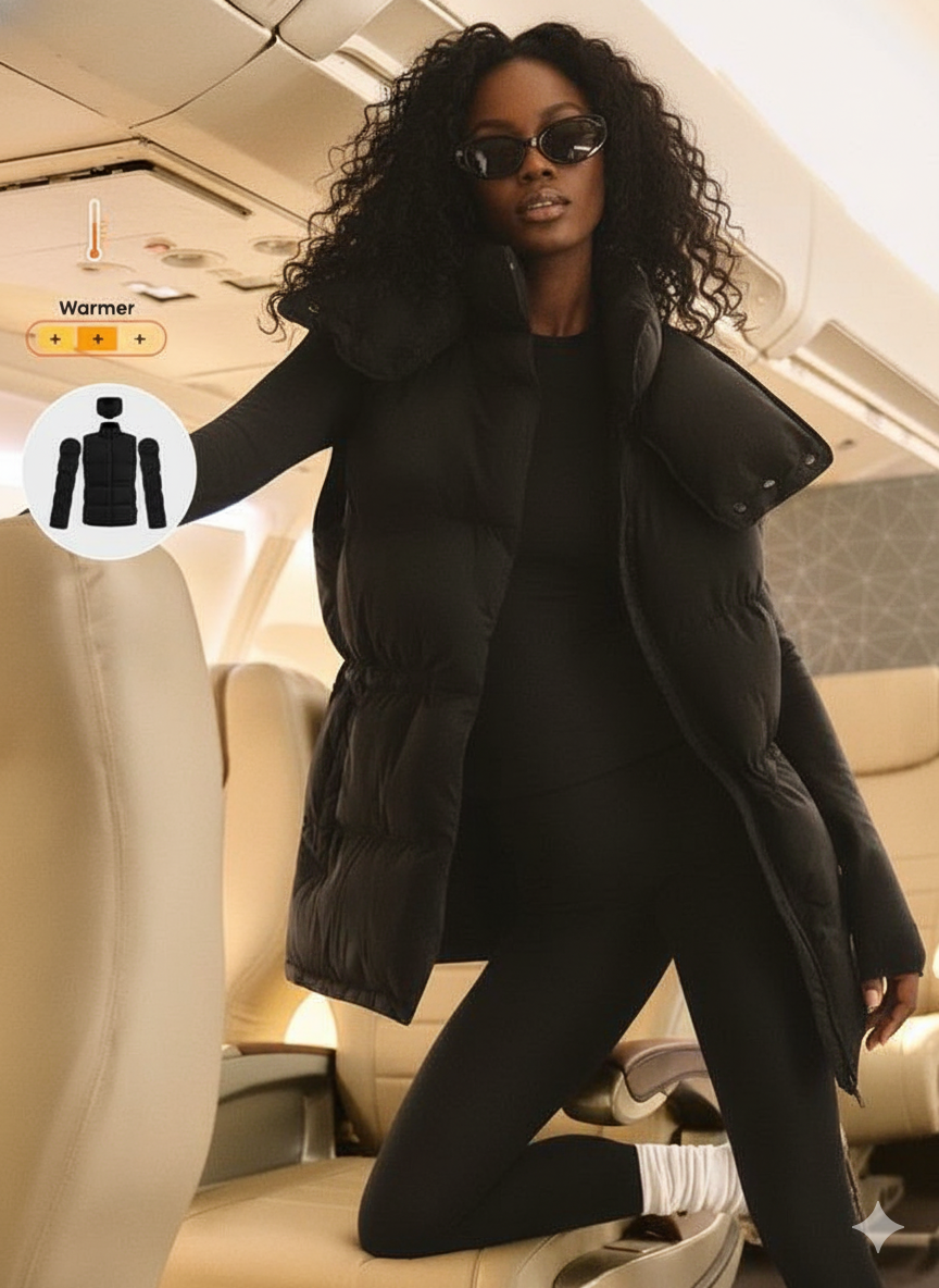 Warm Water-Repellent Puffer Vest