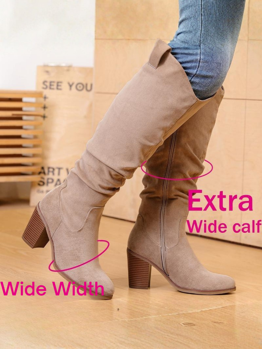 Wide Fit Knee High Boots