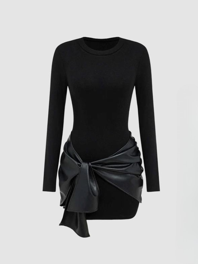 Women's Knot Side Casual Dress