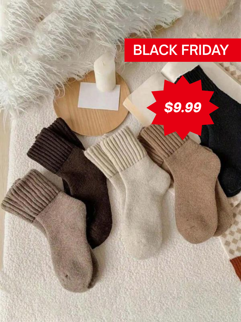 Cozy Soft Mid-Calf Socks-(Black Friday)