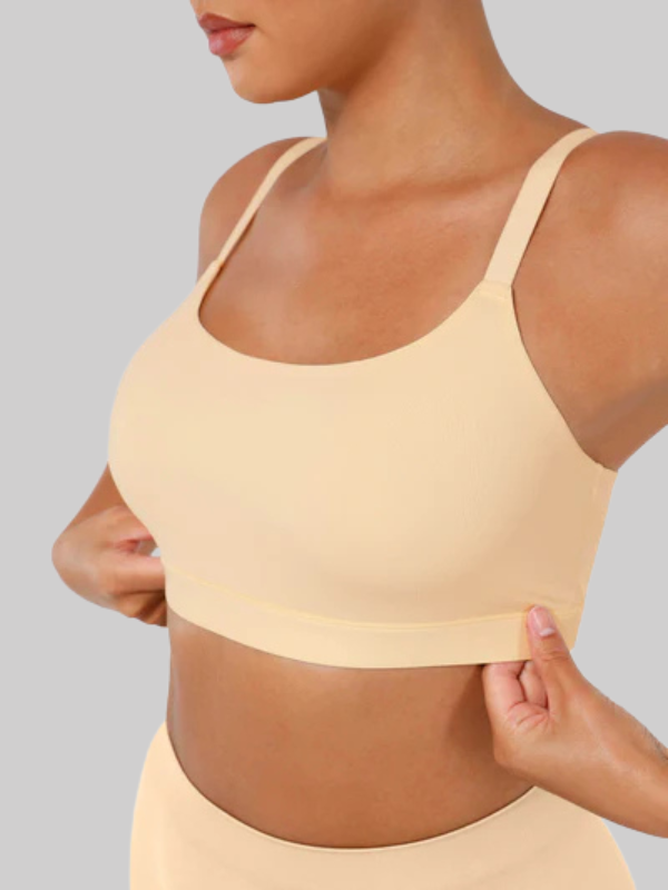 Wireless Invisible Square Neck Bra
