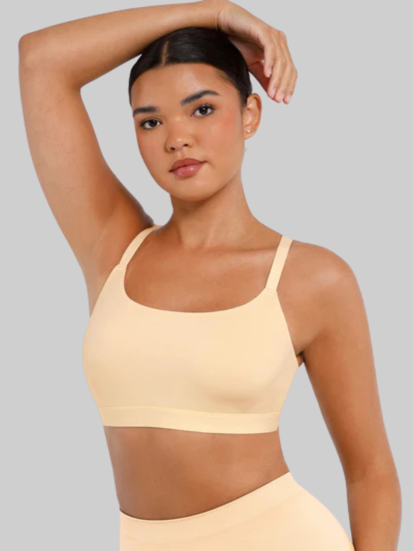 Wireless Invisible Square Neck Bra
