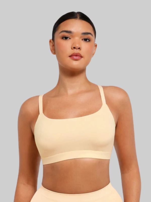 Wireless Invisible Square Neck Bra