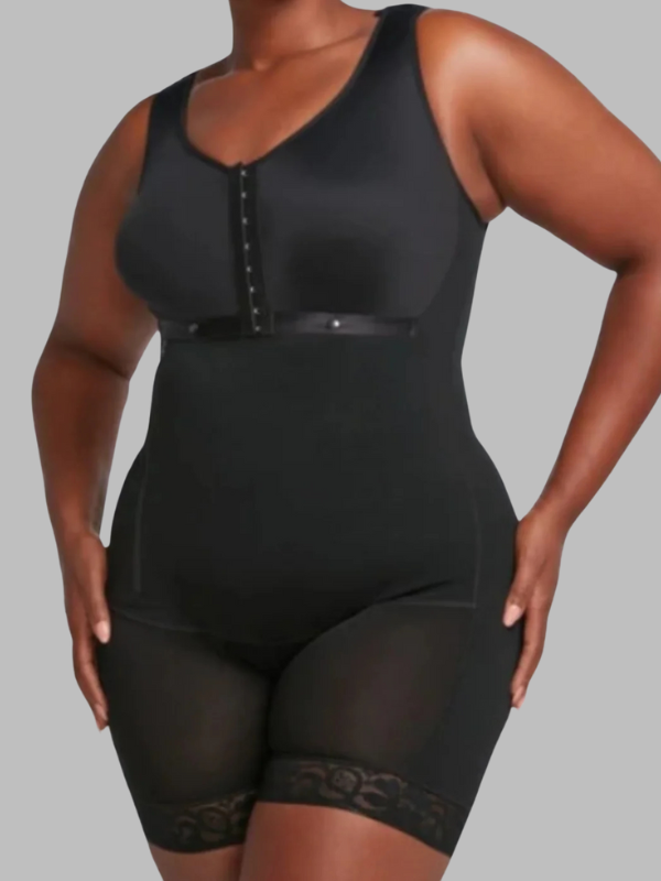 Pantalones cortos con cremallera lateral de cuerpo entero