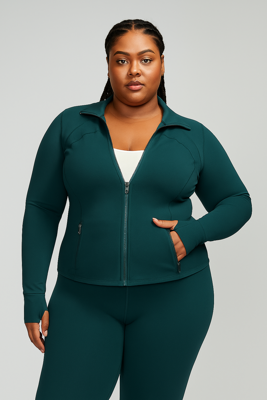 Jacket & Yoga Leggings Set