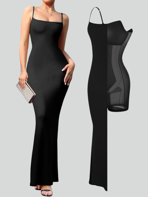 Snatch & Flow Maxi – Built-In Shapewear Dress