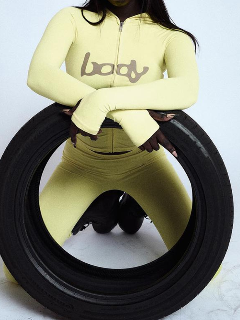 Hooded Letter Zip Set