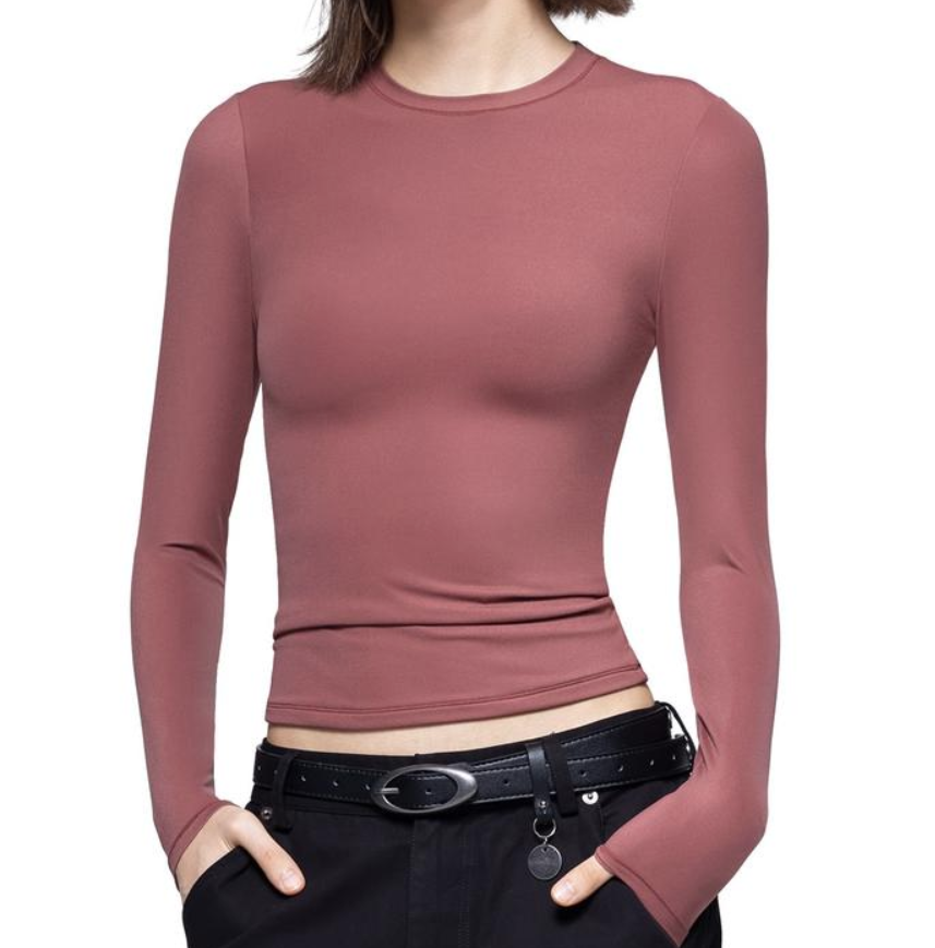 Women's Slim Fit Long Sleeve Compression Tee