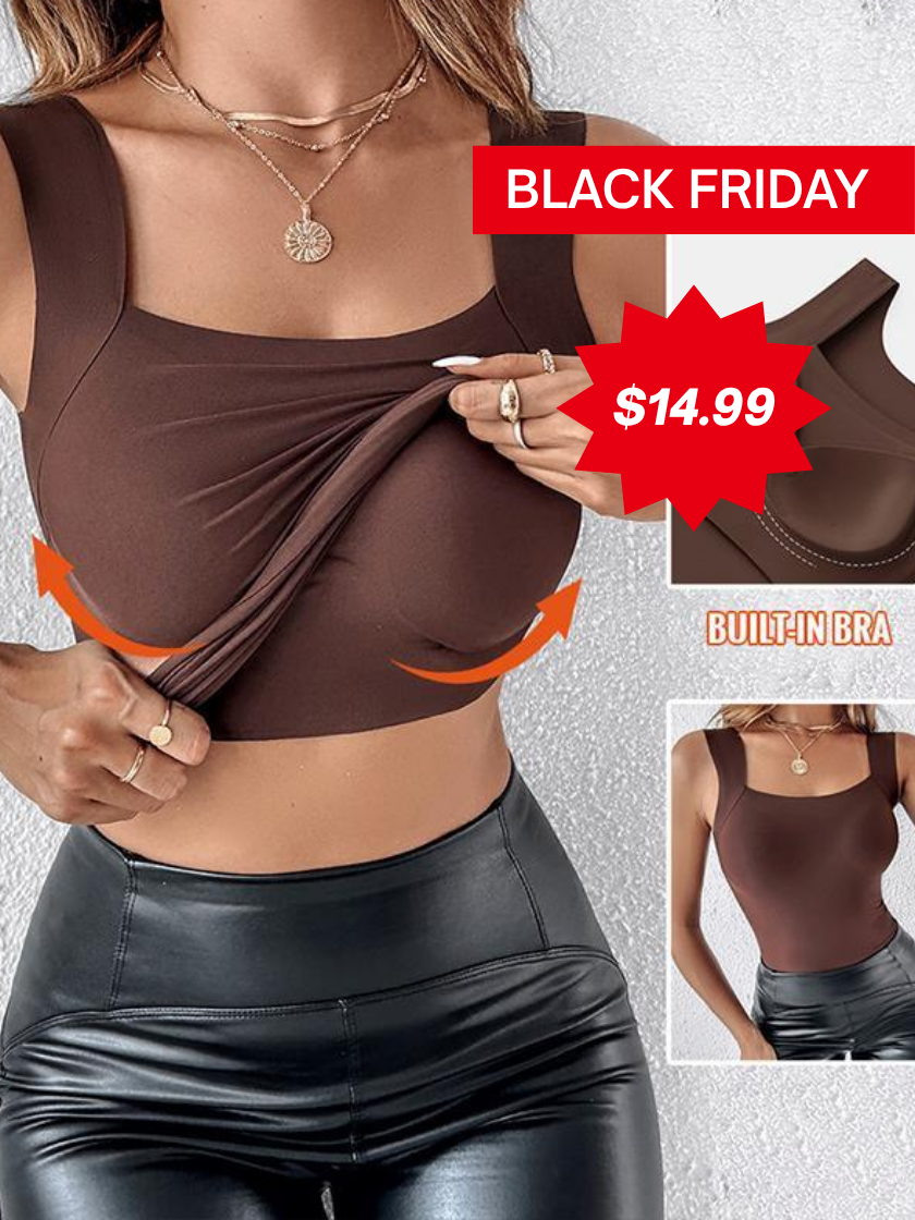 High-Stretch Slimming Cami-(Black Friday)