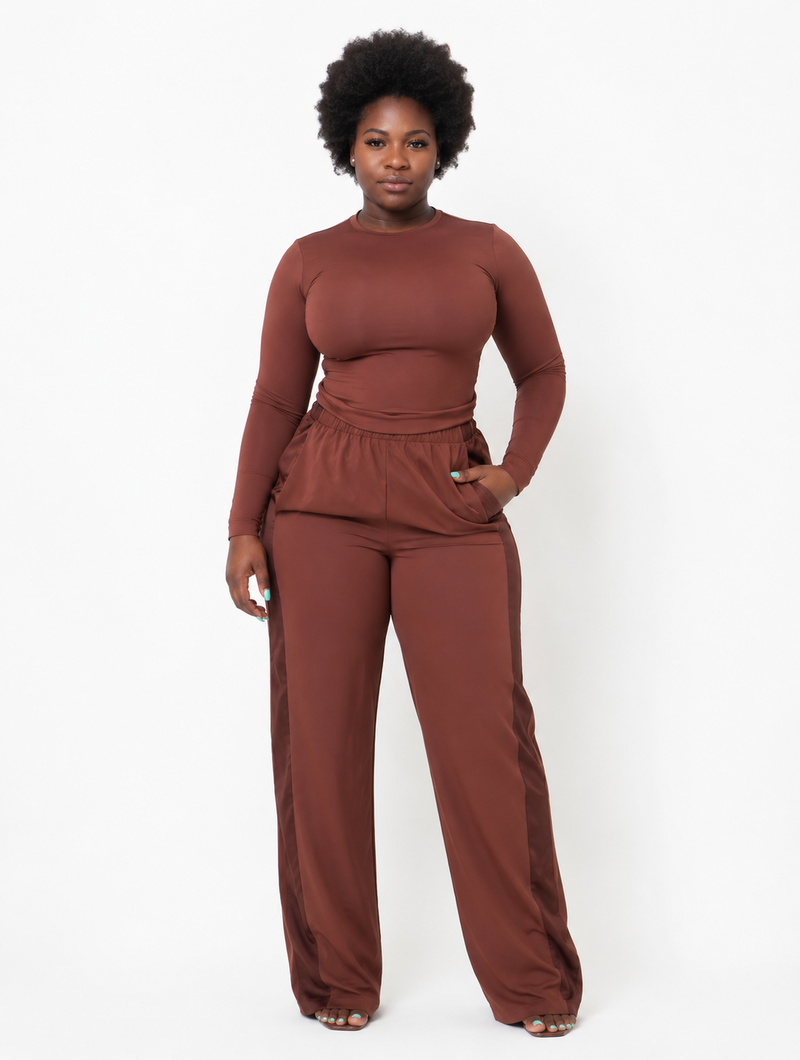 Wide Leg Lounge Set