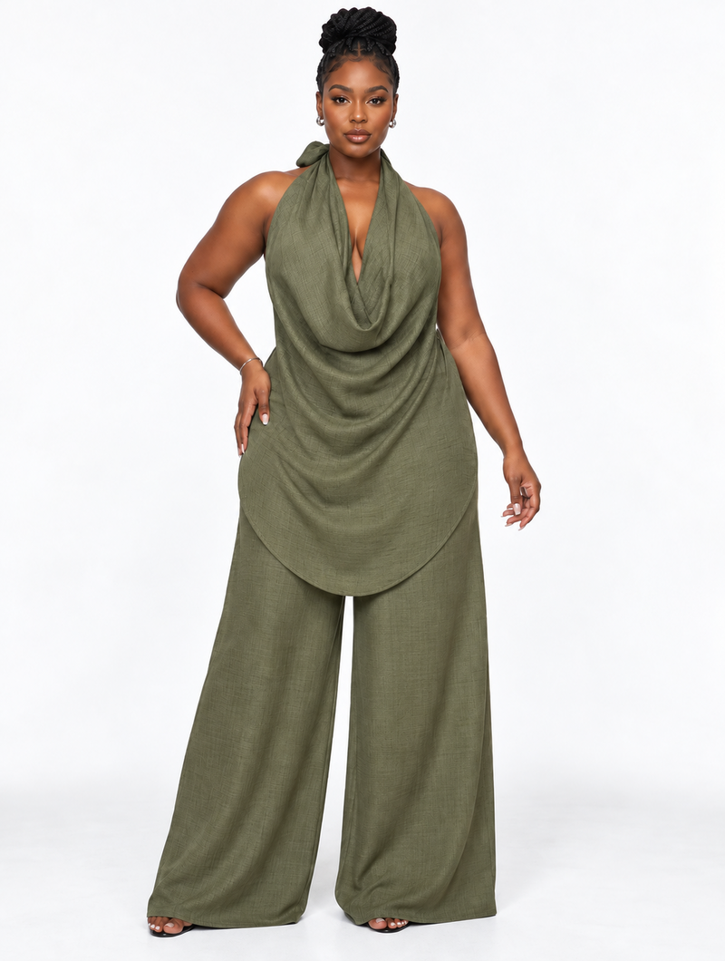 Effortless Drape Pant Set