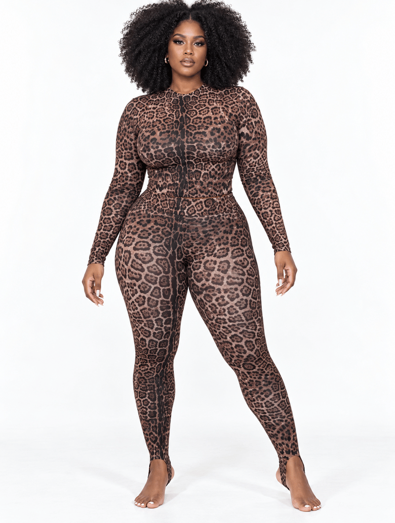 Leopard Contour Fit Set