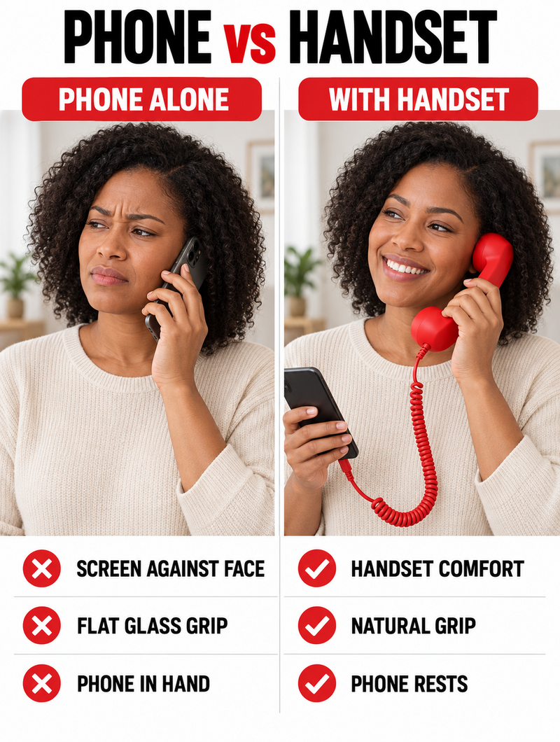 Comfort Grip Phone Handset