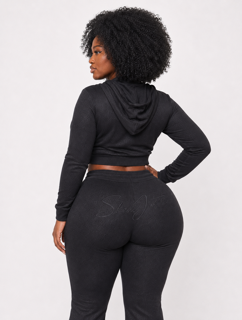 Midnight Crop Flare Set