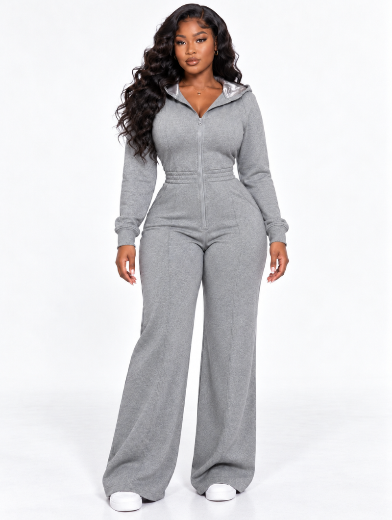 Cinched Wide Leg Jumpsuit