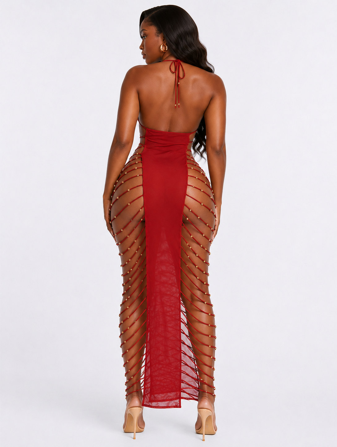 Gilded Ruby Siren Maxi