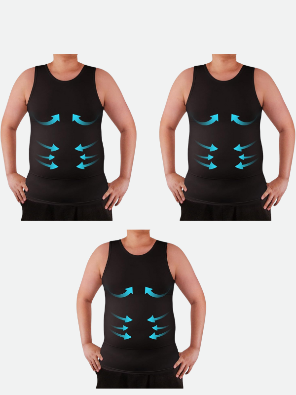 Men's body shaping vest