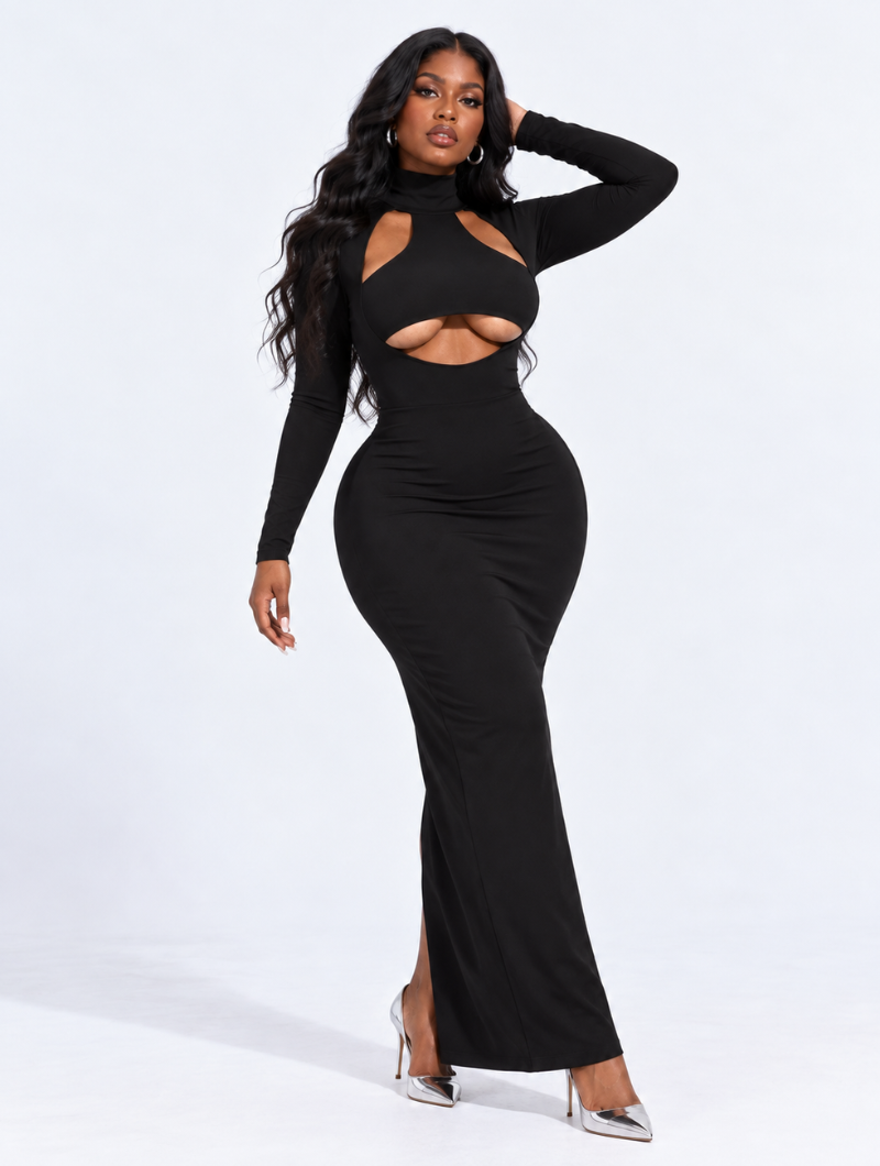 Hourglass Cutout Maxi Dress