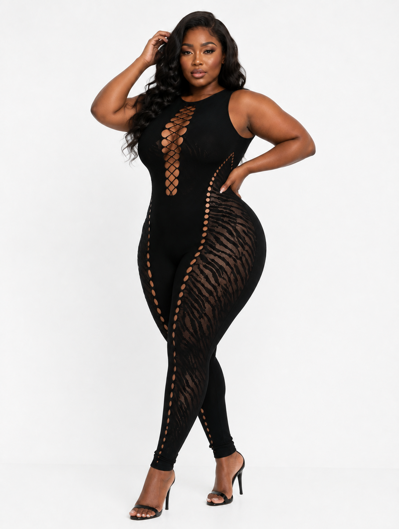 Fatal Allure Cutout Catsuit