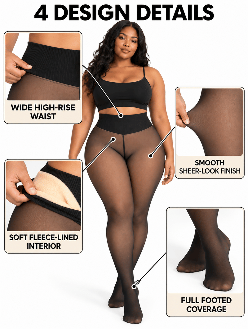 Cozy Sheer Fleece Tights