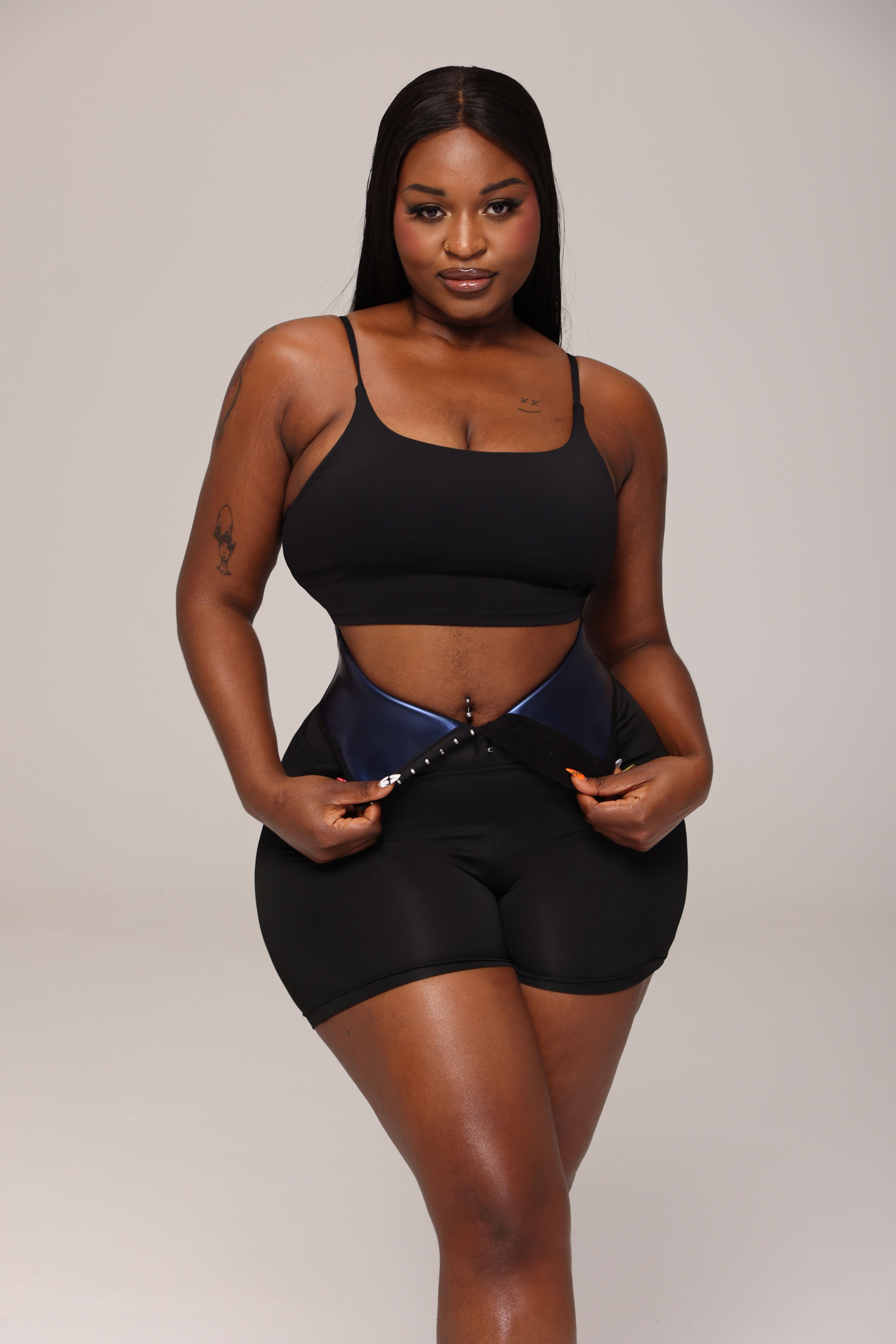 Pantalones cortos que comprimen el sudor