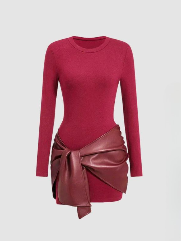 Women's Knot Side Casual Dress