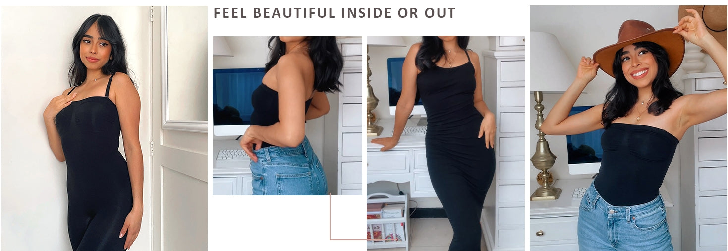 Body moldeador con tirantes extraíbles y sin costuras