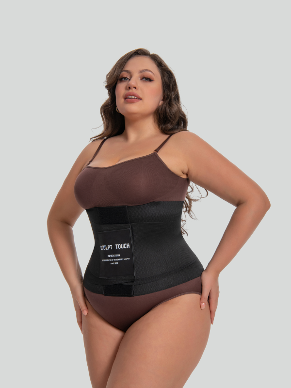 After wearing hourglass girdle showing body shaping results