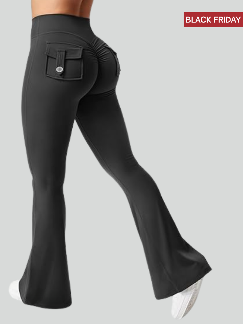 Flare Pocket Leggings-(Black Friday)