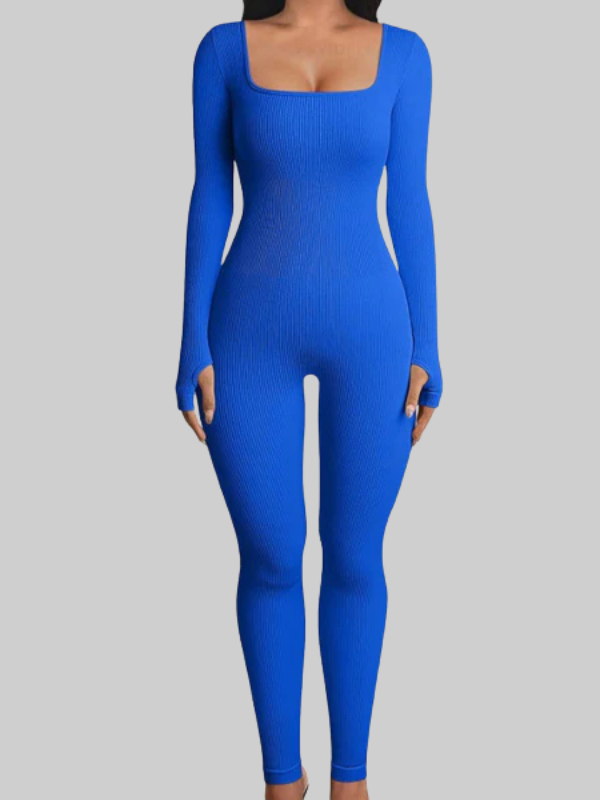 Long Sleeve Sport Jumpsuits