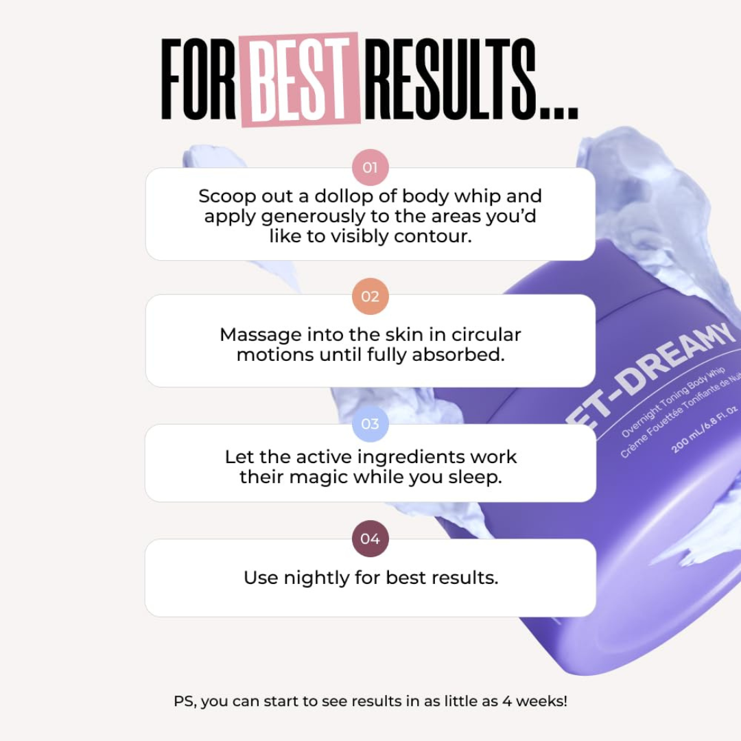 Crema modeladora corporal de noche