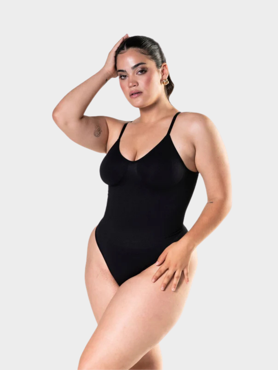 Body string sculptant à dos bas