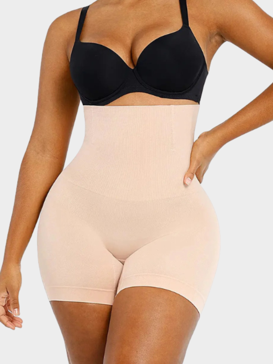 High-Waist Shaping Shorts