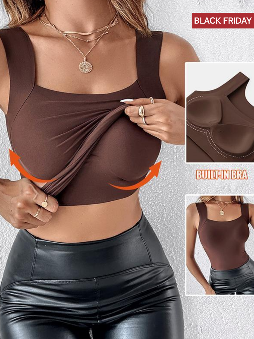 High-Stretch Slimming Cami-(Black Friday)