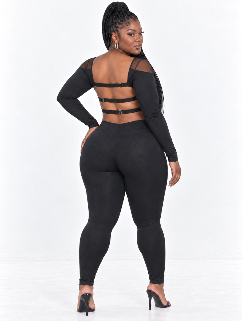 Caged Cutout Legging Set (Pre-Order)