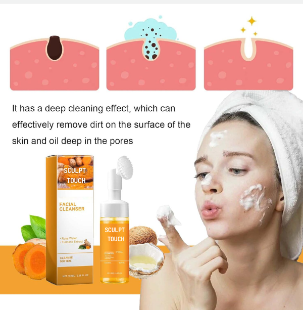 Turmeric Face Wash with Brush