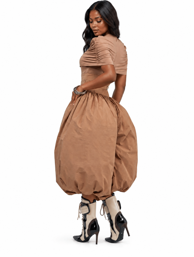 Corset Balloon Leg Jumpsuit