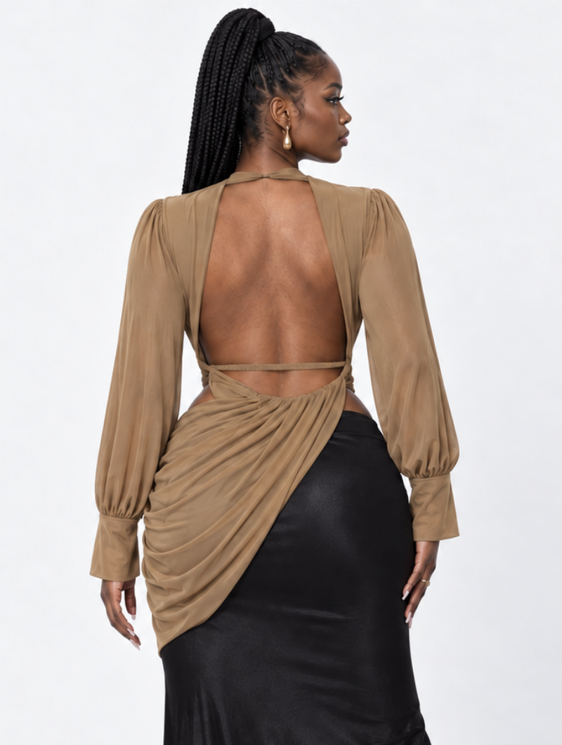 Draped Goddess Maxi Set