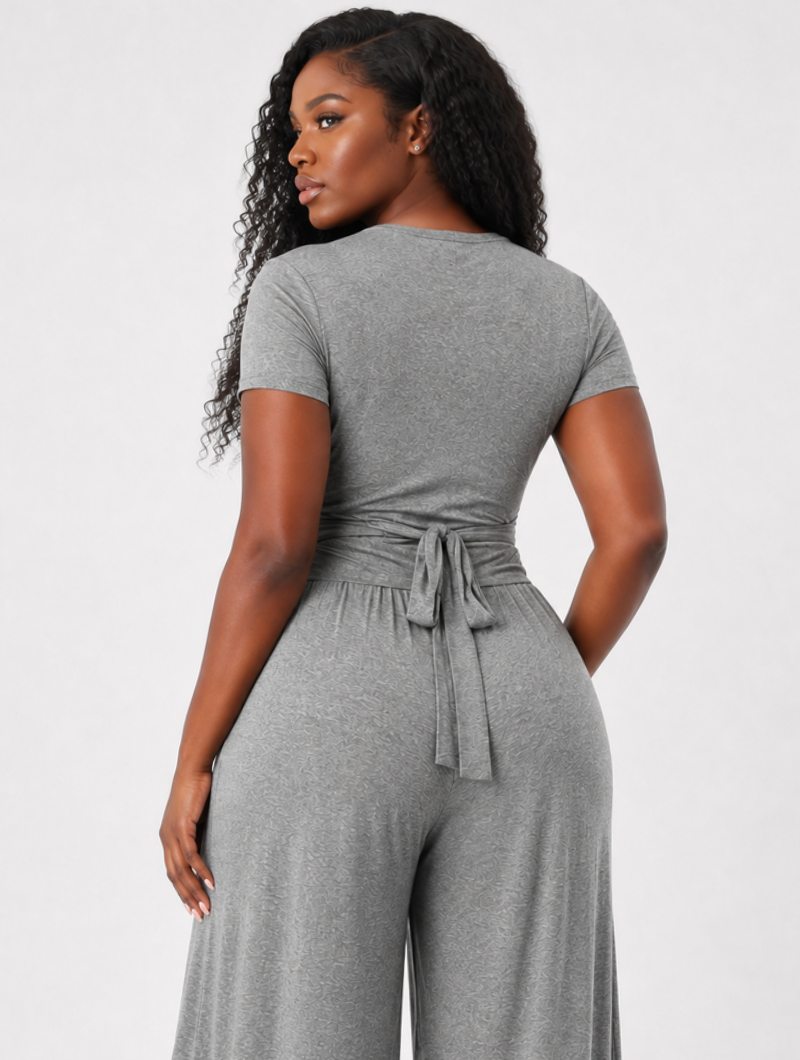 Flowy Ruched Lounge Set