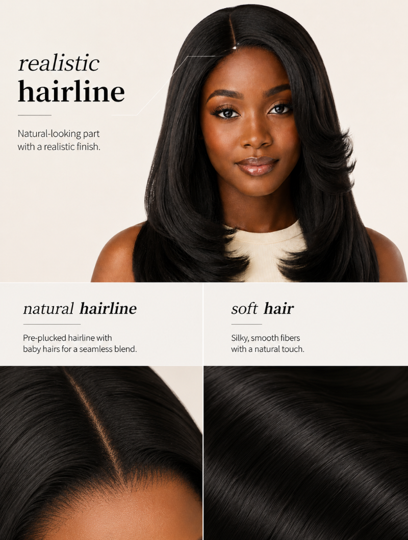 Silky Flow Layer Wig