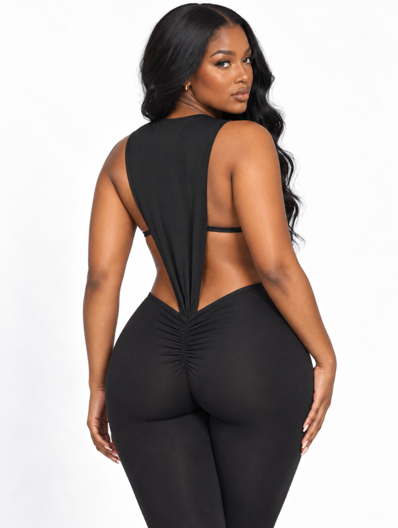 Hourglass Ruched Footed Set