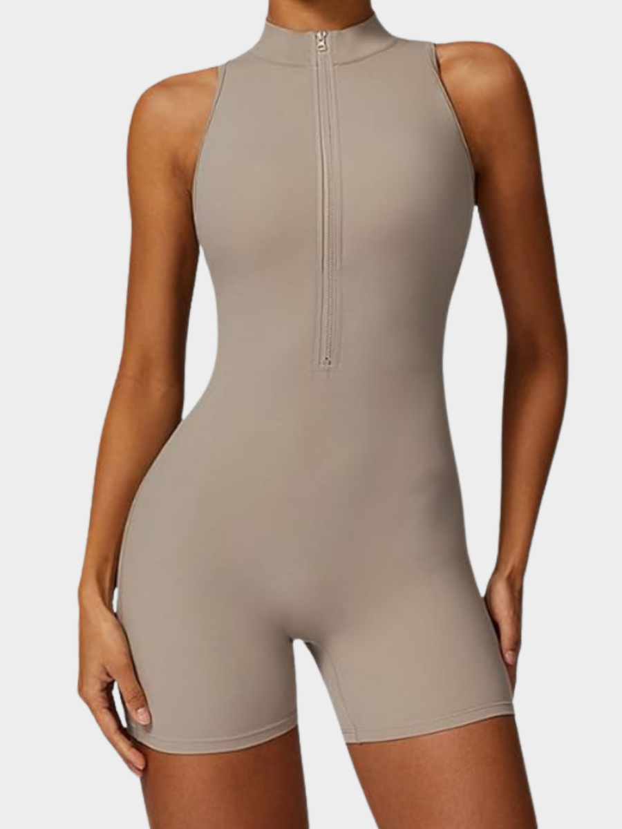 Backless Fitness Jumpsuit