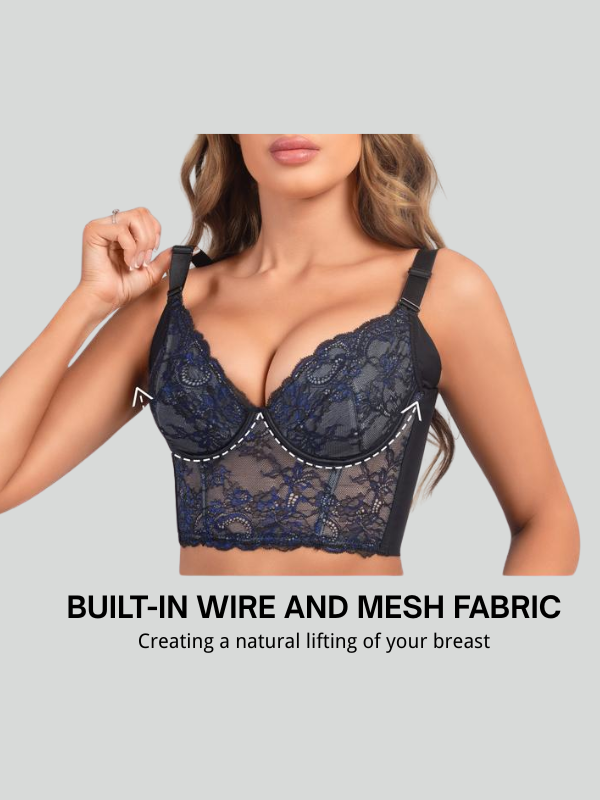 Lace Push-Up Corset Bra Top