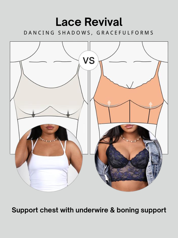 Lace Push-Up Corset Bra Top