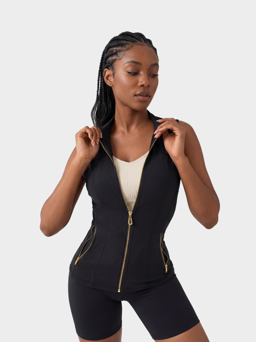 Gold Zipper Active Set