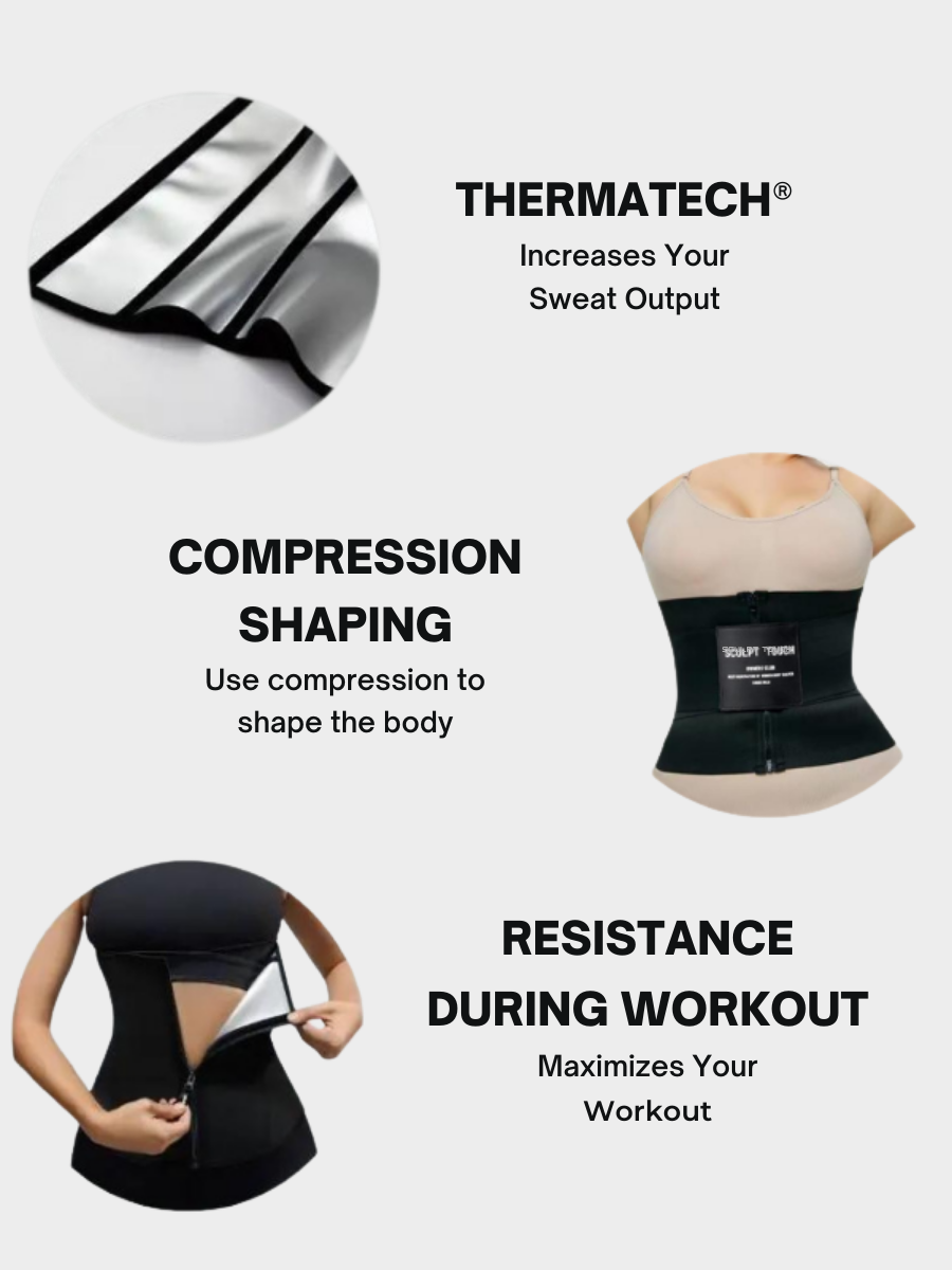 Ceinture de sauna en sablier - Sweat Max