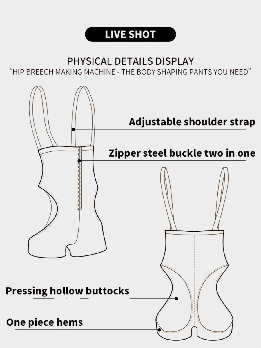 Hip lift create 3D hips