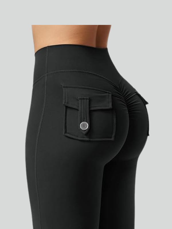 Flare Pocket Leggings-(Black Friday)