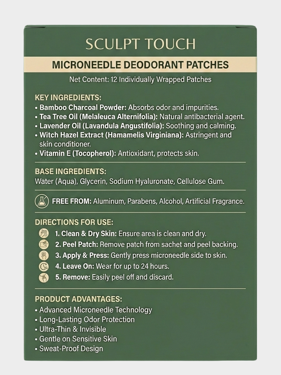Micro-needle Deodorant Patches